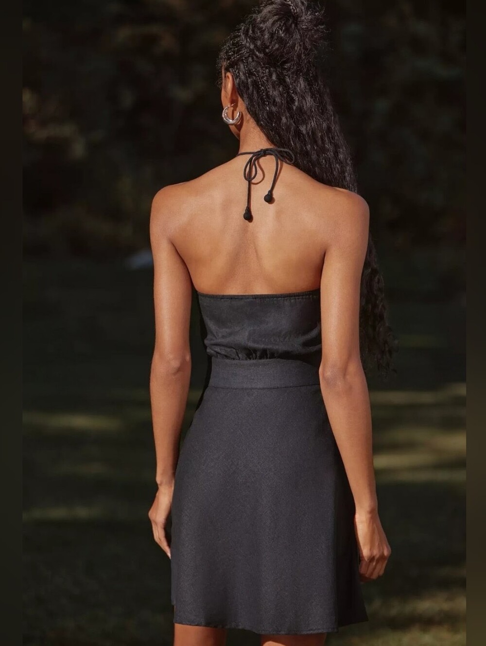 $178 Farm Rio x Anthropologie Linen Blend Cover-Up Dress Size M - Picture 3 of 8